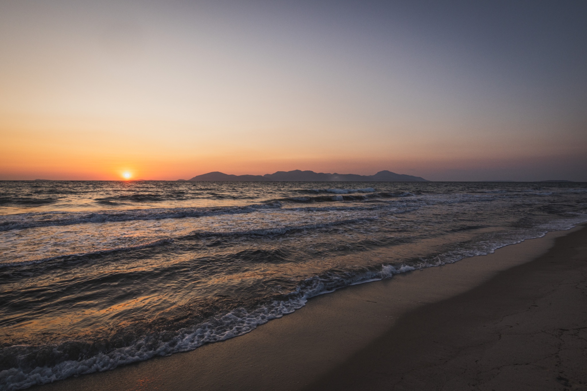 Strand kos  mastichari sonnenuntergang